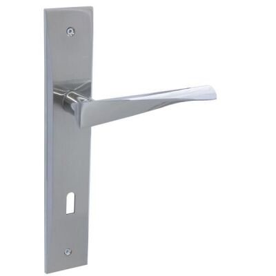 Özen Kapı Kolu Futura ODA 90mm Rana Aynalı Krom Saten